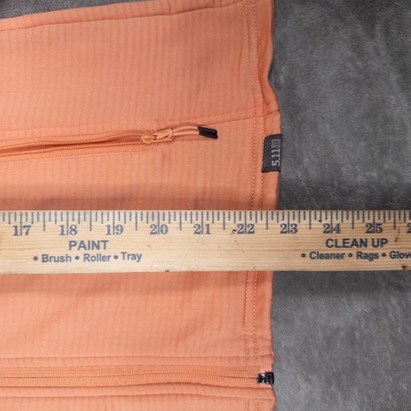 511 Tactical Womens Jacket Small 1/4 Zip Pullover Stratos Peach Tactical Pockets - Picture 5 of 7